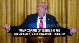 Trump Confirms CIA Green Light for Venezuela Ops, Maduro Warns of Escalation