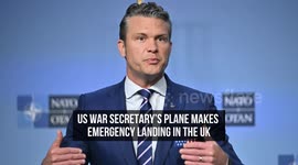 US War Secretary's Plane Makes Emergency Landing in the UK