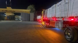 Egypt: Limited aid convoy crosses into Gaza through Rafah Gate