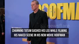Channing Tatum sustained nasty leg injury filming Roofman naked scene