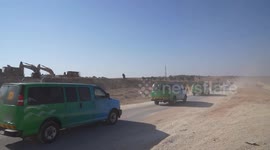 Red Cross convoy carrying released Israeli hostages enter in Israel under prisoner swap deal
