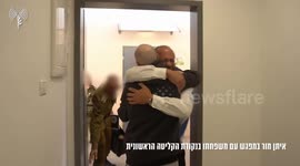 Two Israeli hostages released by Hamas reunite with families