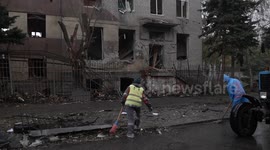 Russian drone strikes damage several buildings in Kramatorsk, Ukraine says