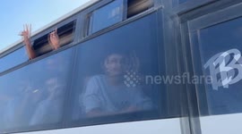 Crowds welcome Palestinian prisoners released by Israel in Khan Younis