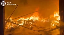 At least one injured in massive Russian drone attack on Odesa, Ukraine says