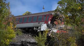 Two seriously injured in train collision in Slovakia