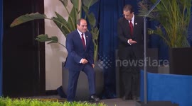 Egyptian president deliver remarks at Sharm el-Sheikh Peace Summit