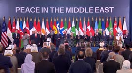 Egyptian president deliver remarks at Sharm el-Sheikh Peace Summit (2)