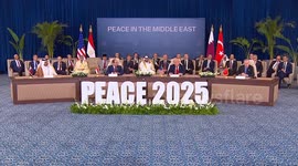 Leaders of US, Türkiye, Egypt, Qatar sign document formalizing end of Gaza war