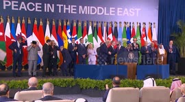 'We have peace in the Middle East' Trump says during Gaza peace summit in Egypt