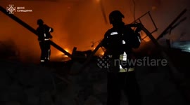 Russian airstrike hits Ukraine’s Sumy, causes fire but no casualties