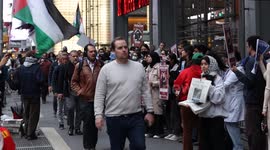 Vigil held outside The New York Times HQ for slain Palestinian journalist Saleh Aljafarawi