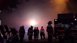 Explosion sparks massive six-alarm fire in New Jersey