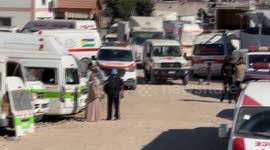 Red Cross crew receives bodies of 45 Palestinians from Israel