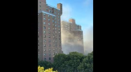 NYCHA Mitchel Housing Chimney Collapses
