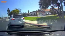 Altercation Between Drivers After Near-Miss