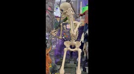 Customizable Animatronic Skeleton Flips You Off