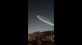 SpaceX Rocket Soars Over Tijuana