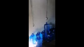 Philippines earthquake causes kitchen to shake as family cowers inside