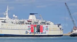 Türkiye’s 17th ‘Goodness Ship’ arrives in Egypt to deliver aid to Gaza