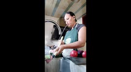 The mouth becomes a faucet in Hebei Province, China