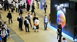 Tech enthusiasts gather as CEATEC 2025 opens in Japan