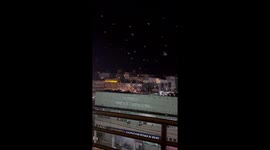 Massive Flock of Birds Take Flight After Earthquake