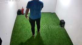 VR Gamer Smashes Wall