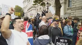NO to Digital ID: Thousands protest outside 10 Downing Street against compulsory Digital ID