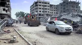 Turkish charity launches cleanup operations in Gaza