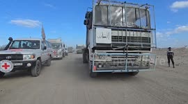 Aid trucks continue to enter Gaza under ceasefire agreement