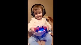 Adorable Alert! My Daughter's Hilarious Attempt to Conquer My Video Games