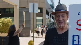 US, Los Angeles: Sherman Oaks No Kings Protest With Sound On Tape Part 2