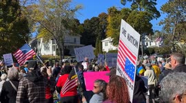 US: BANGOR - Protesters gather nationwide for 'No Kings' rallies opposing Trump administration