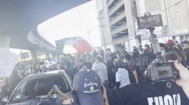 LAPD ran over a protestor