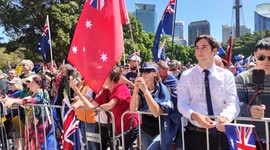 Politician John Ruddick speaks at the ‘March for Australia’, Sydney, Australia