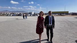 Main opposition Republican Turkish Party candidate casts vote in TRNC presidential election