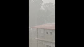 India: Intense Thunderstorm Pounds Sringeri with Record Rainfall