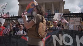 US: Atlanta No Kings Anti-Trump Protest