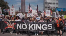 US: Atlanta No Kings Anti-Trump Protest