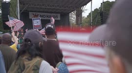 US: Atlanta No Kings Anti-Trump Protest