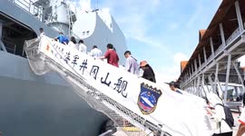 Malaysia: Chinese naval ships open for public visits in Malaysia