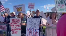 Thousands join “No king” demonstration in St. Augustine, Florida, USA