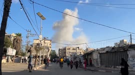 Israeli army hits Al-Bureij camp despite cease-fire in Gaza