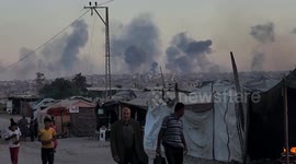 Israeli airstrikes target Khan Younis during ceasefire (2)