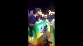Ride collapses injuring 15 visitors at fairground in Indonesia
