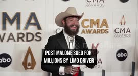 Post Malone sued for millions by limo driver