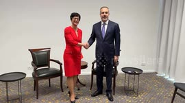 Turkish foreign minister meets with EU commissioner for enlargement in Luxembourg