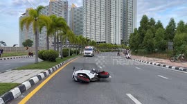 American tourist, 40, and Thai girlfriend killed in motorbike crash in Thailand