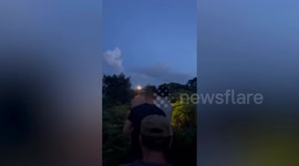 Hiker seriously injured after being struck by lightning during storm in Thailand